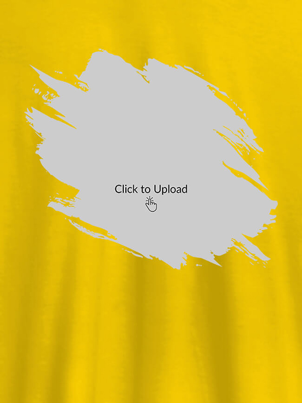 Custom Your Photo in Grunge Shape On Customized Tshirt for Women