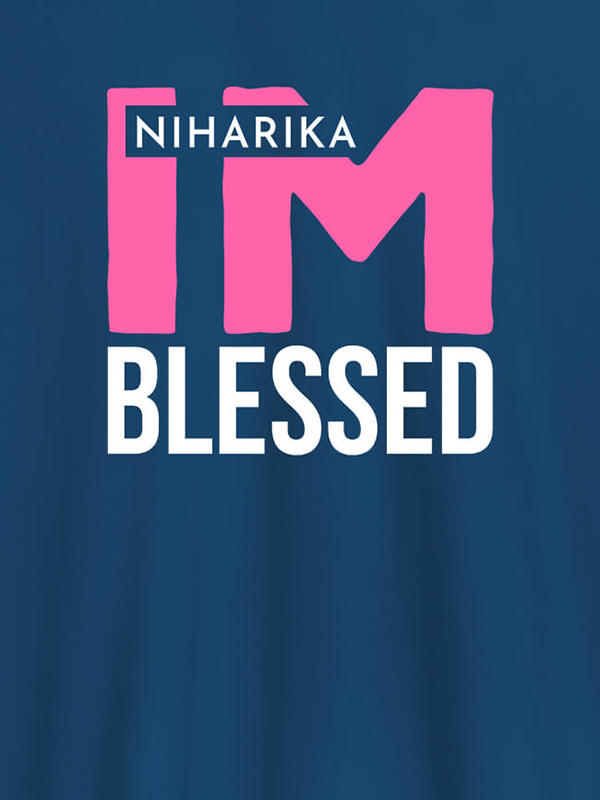 Custom I Am Blessed Personalised Girl T Shirt