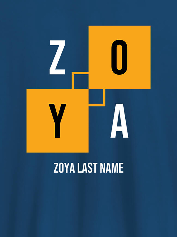 Custom Personalised Womens T Shirt With Last Name