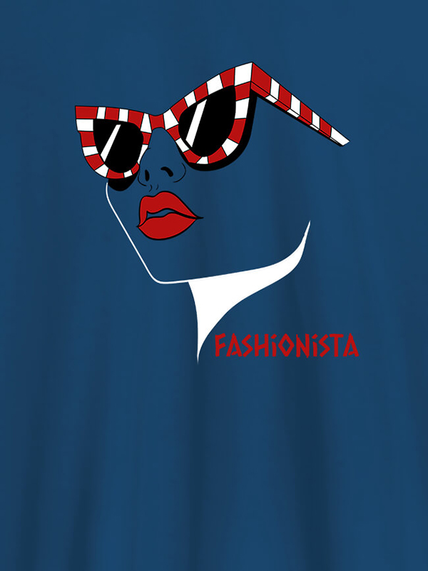 Custom Fashionista Womens T Shirt Trendy Unique Design