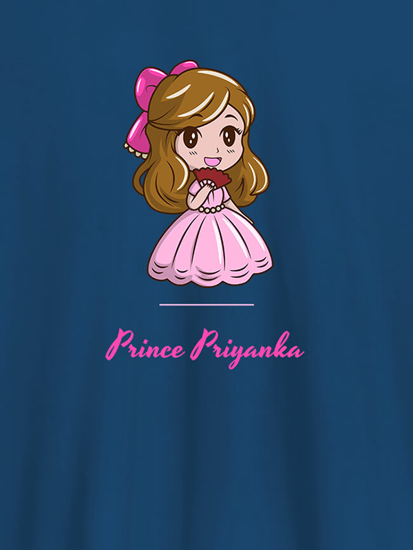 Custom Cute Princess with Your Name On Personalized Women Tees