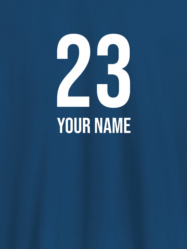 Custom Number and Name On Personalized T-Shirt for Women