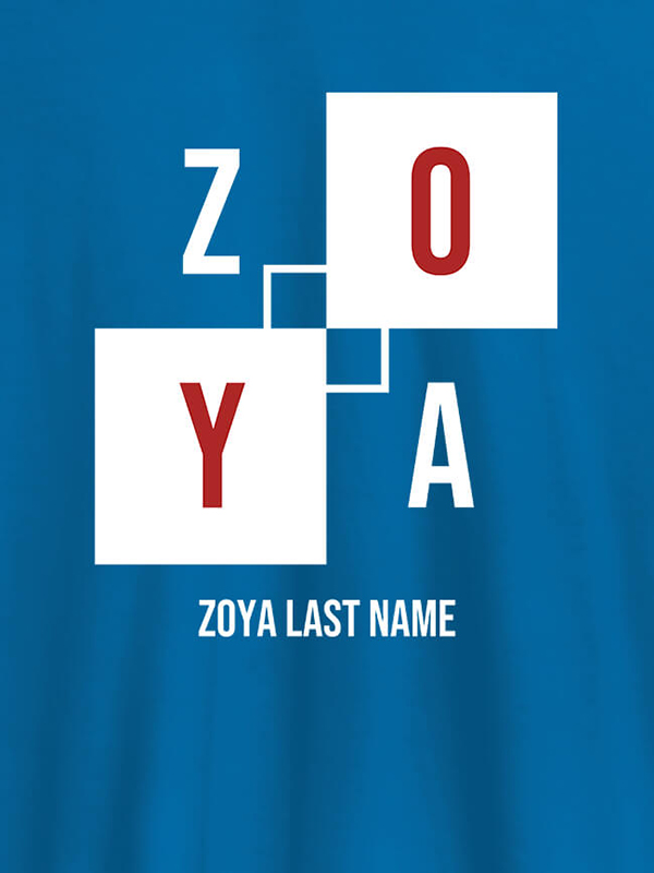 Custom Personalised Womens T Shirt With Last Name