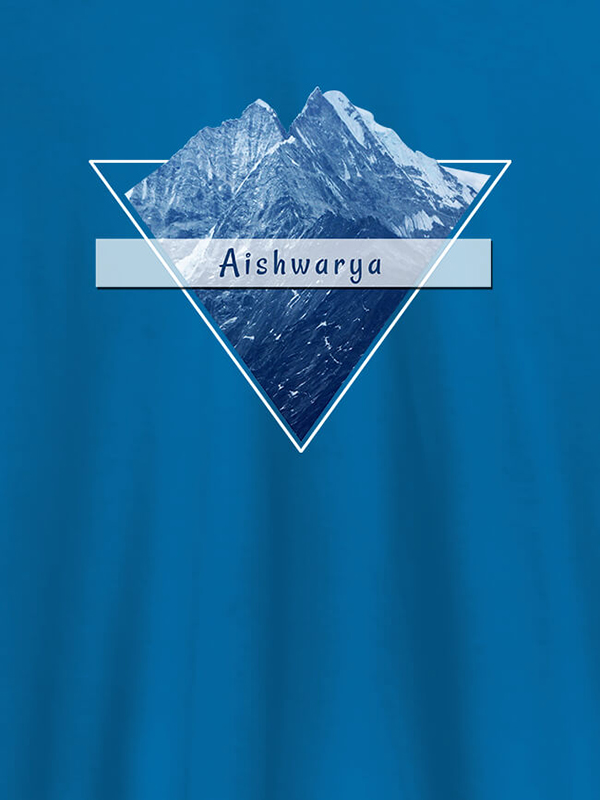 Custom Himalaya Mountain Personalised Womens Printed T Shirt