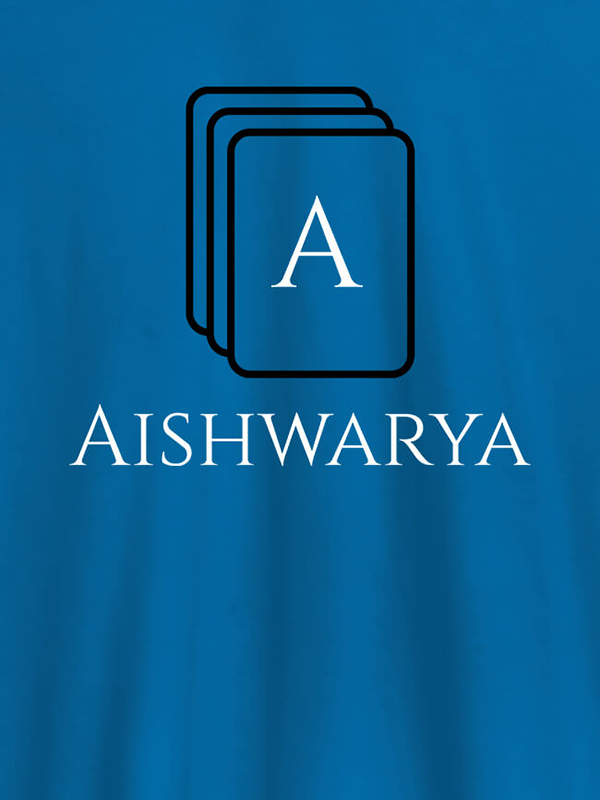 Custom Playing Cards with Initial and Name On Personalized Women Tees