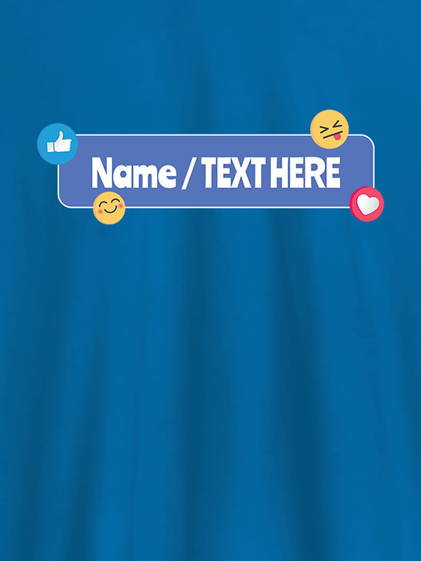 Custom Your Name with Emojis On Customized Womens T-Shirt