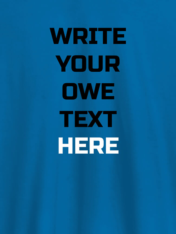 Custom Write Your Own Text On T-shirts For Women with Name, Text and Photo