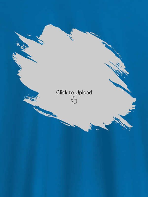 Custom Your Photo in Grunge Shape On Customized Tshirt for Women