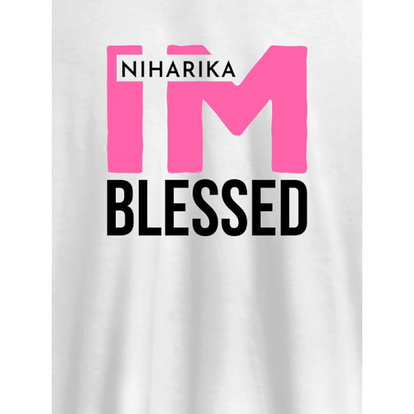 I Am Blessed Personalised Girl T Shirt