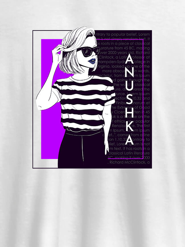 Custom Personalised Womens T Shirt Latest Fashion Trends With Name