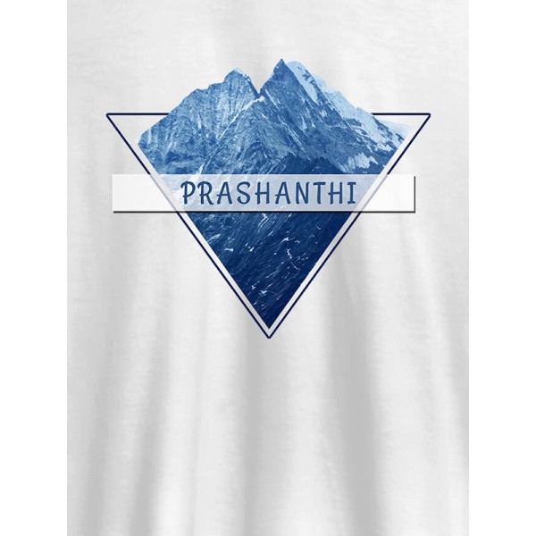 Himalaya Mountain Personalised Womens Printed T Shirt