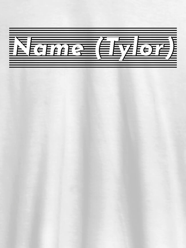 Custom Personalised Unique Womens T Shirt With Name
