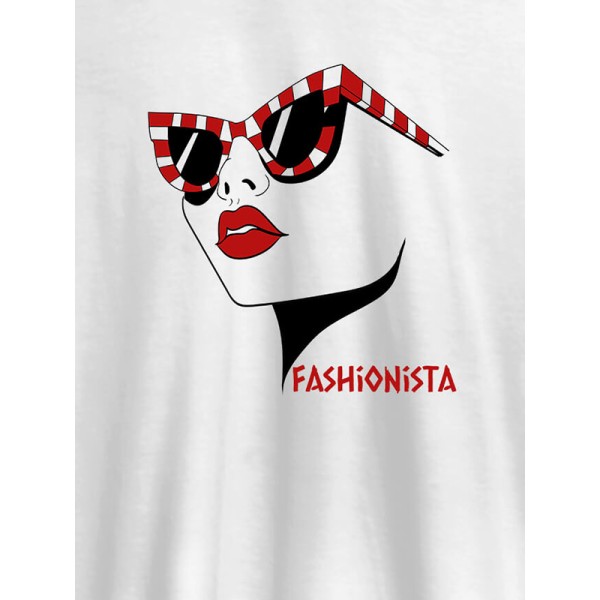 Fashionista Womens T Shirt Trendy Unique Design