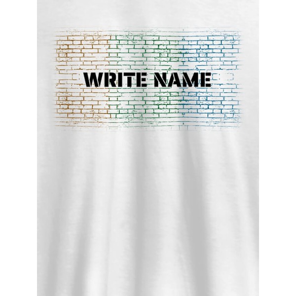 Graffiti Brick Wall T Shirt With Name Womens Fashion Wear