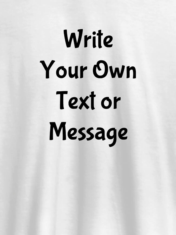 Custom Pocket Text On Customized Women T-Shirt