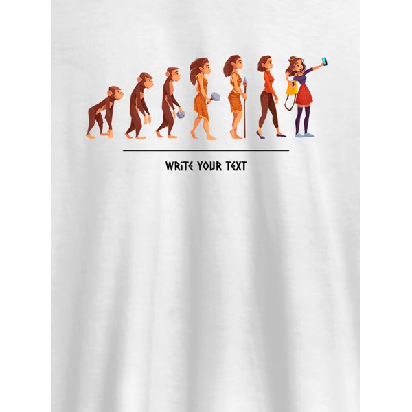 Women Life Cycle with Your Text On Personalized T-Shirt for Women Women Life Cycle with Your Text On Personalized T-Shirt for Women