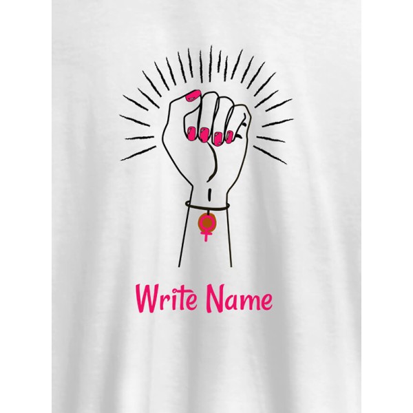 Women Power with Your Name On Personalized Women Tshirt Women Power with Your Name On Personalized Women Tshirt