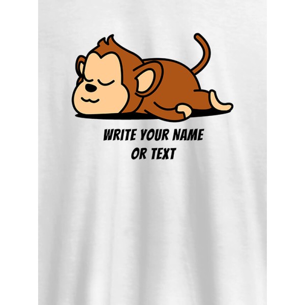 Lazy Snooze with Your Name On Customized Tshirt for Women