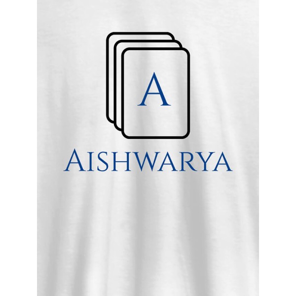 Playing Cards with Initial and Name On Personalized Women Tees