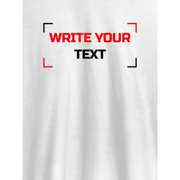 Write Your Text On Customized Tshirt for Women Write Your Text On Customized Tshirt for Women