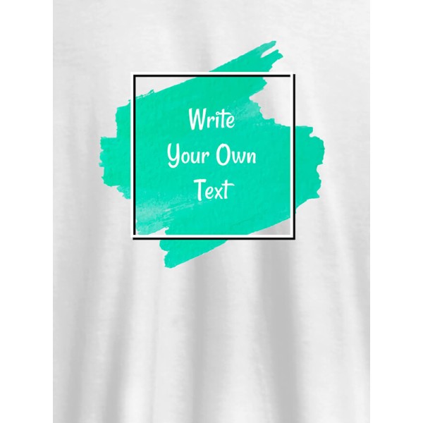 Splash Theme with your Name On Personalized T-Shirt for Women