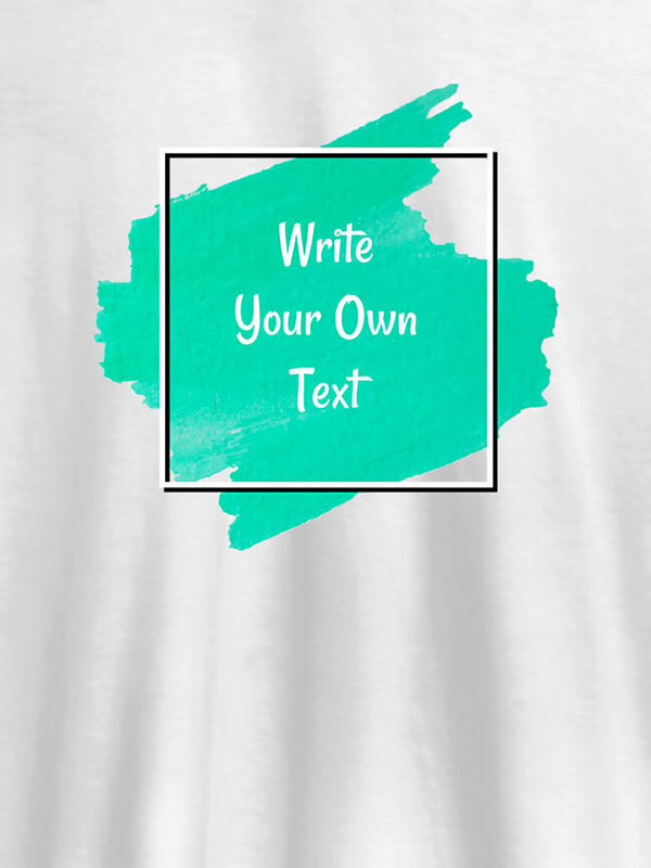 Custom Splash Theme with your Name On Personalized T-Shirt for Women