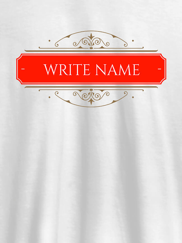Custom Write YourName On Customized Women T-Shirt