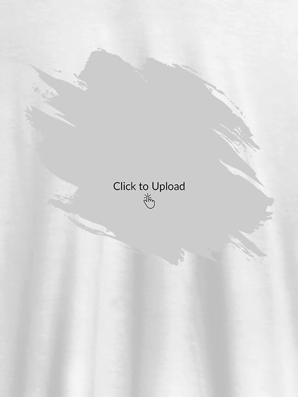 Your Photo in Grunge Shape On Customized Tshirt for Women