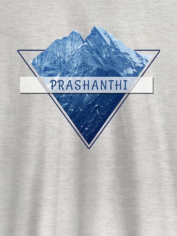 Custom Himalaya Mountain Personalised Womens Printed T Shirt