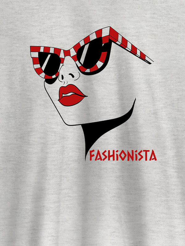 Custom Fashionista Womens T Shirt Trendy Unique Design