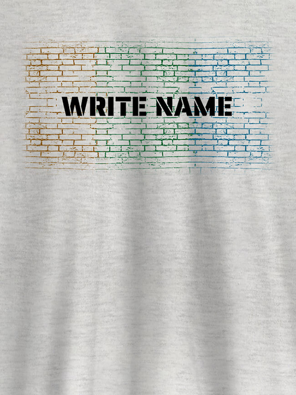 Custom Graffiti Brick Wall T Shirt With Name Womens Fashion Wear