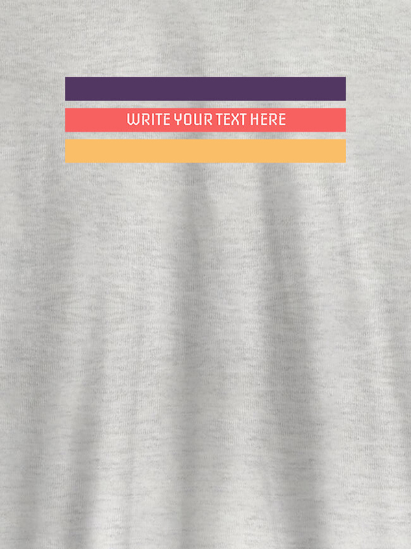 Custom Write Quote with Your Name On Women T Shirts with Name, Text, and Photo