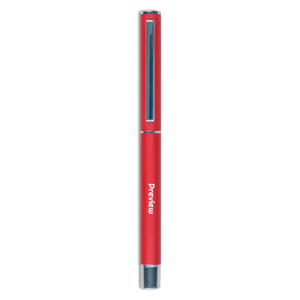 Cap Red Chrome Metal Matte Body