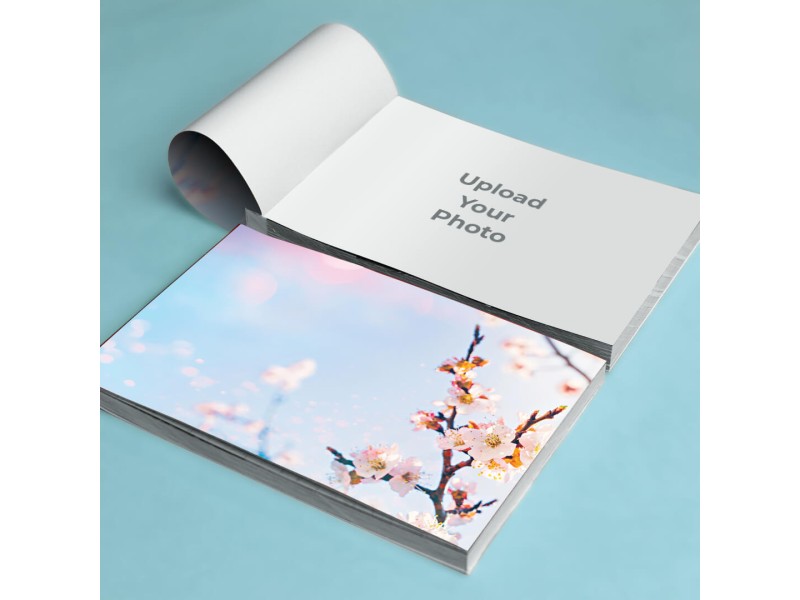 Custom White flowers Cover Premium Photobook