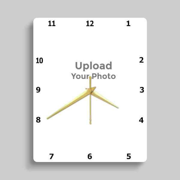 Custom Portrait Clock Design Photo Wall Clock
