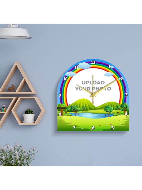 Kids Dome Shaped Photo Wall Clock