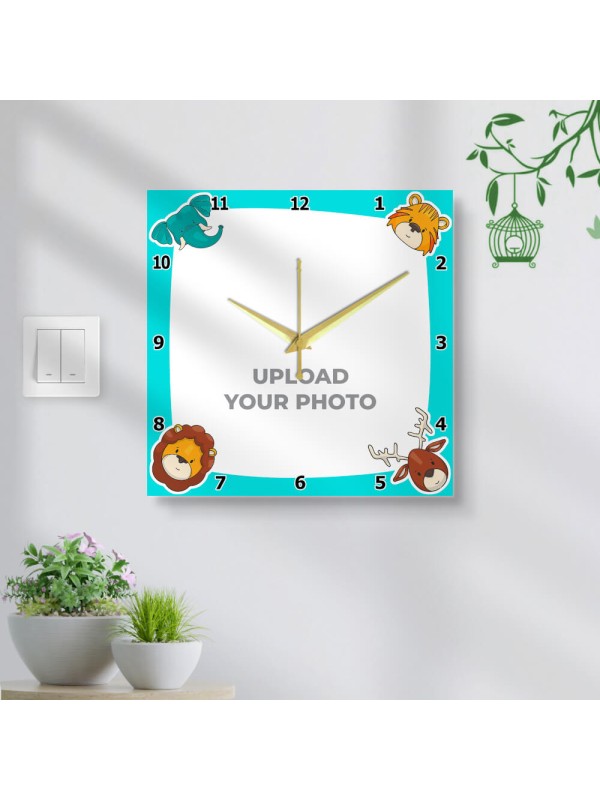 Kids Square Shaped Wall Clocks