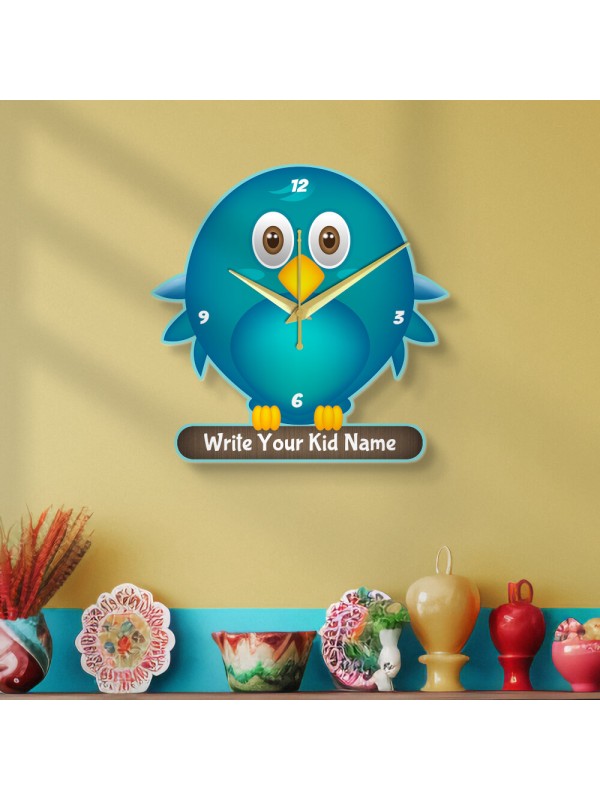 Cute Owl Clock Design Photo Wall Clock