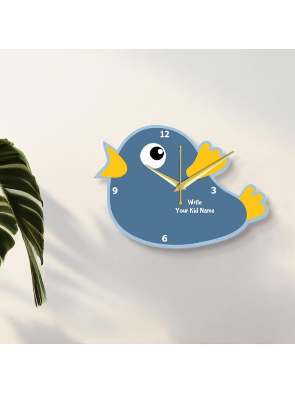 Excited Singing Bird Clock Design Photo Wall Clock