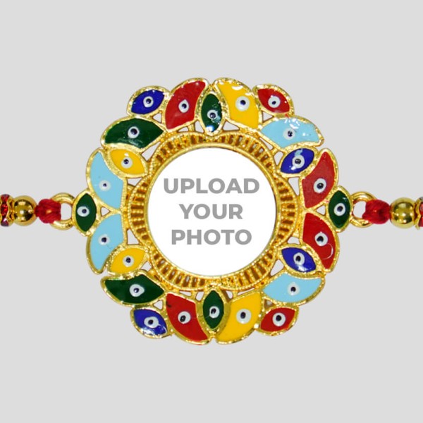 Custom Crown shaped Evil Eye Rakhi
