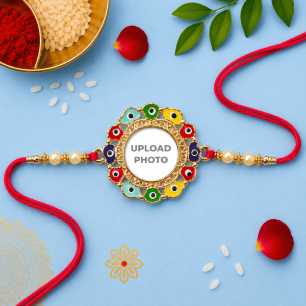 Multicolor Evil Eye Rakhi Multicolor Evil Eye Rakhi
