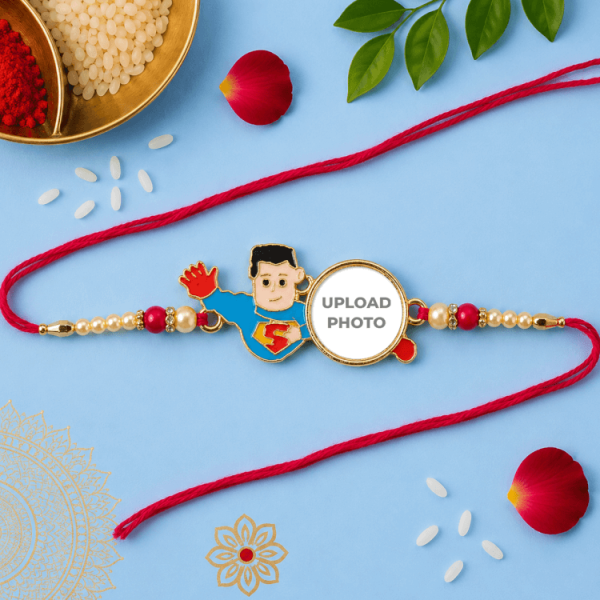 Kid Superman Photo Rakhi Kid Superman Photo Rakhi