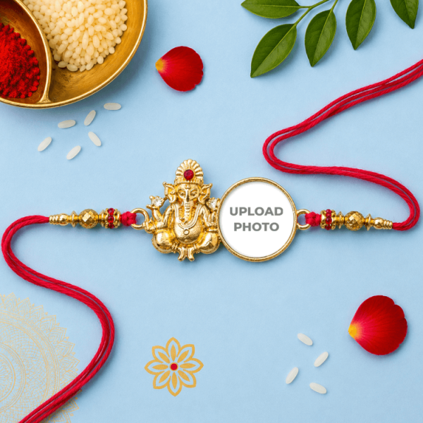 Lord Ganesha Photo Rakhi Lord Ganesha Photo Rakhi