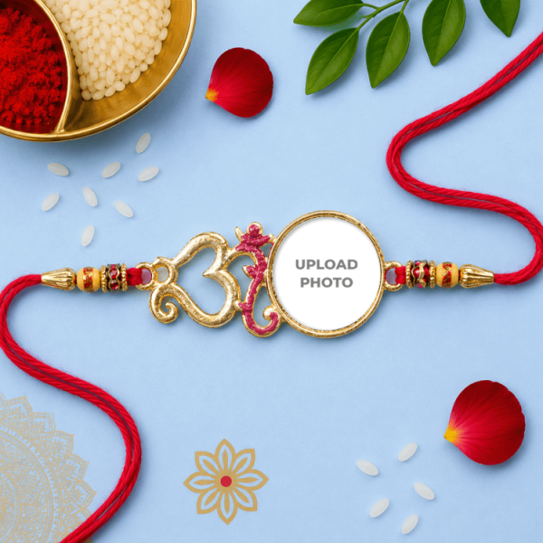 Om Rakhi with Photo Om Rakhi with Photo
