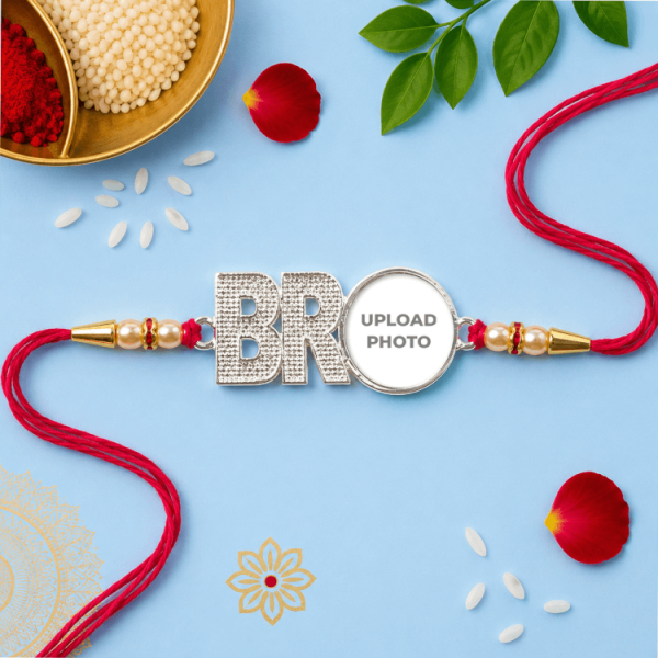 Silver Color Bro Rakhi Silver Color Bro Rakhi