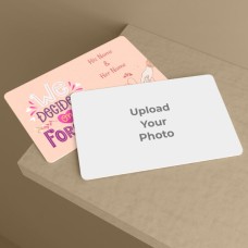 Couple Brown Background Design Wallet Card