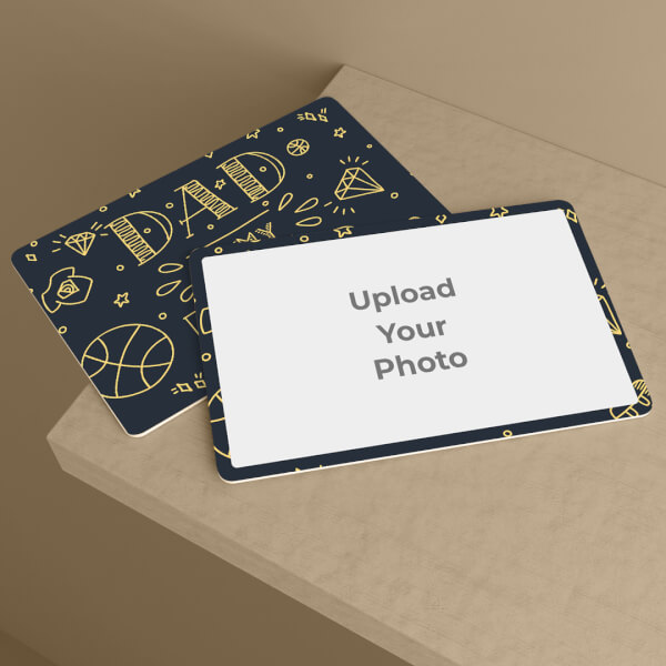Custom Dad is My Hero Design Wallet Card