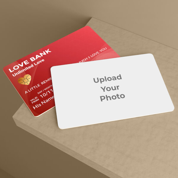 Custom Unlimited Love Card Design Wallet Card