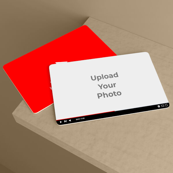 Custom Paused Video Design Wallet Card