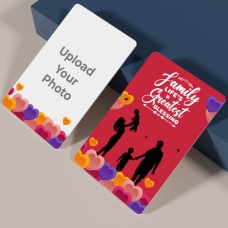 Sweet And Cute Family Design Wallet Card